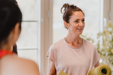 Vorbereitung auf de Yogastunde  | © TVB Wipptal / Johannes Bitter