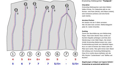 Topo Drytooling Stafflacher Wand | © TVB Wipptal