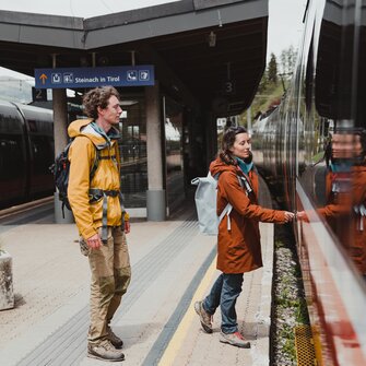 Zugfahrts mit Anreisevoucher | © Tourismusverband Wipptal |