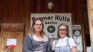 Anna & Hüttenwirtin Steffi | © TVB Wipptal