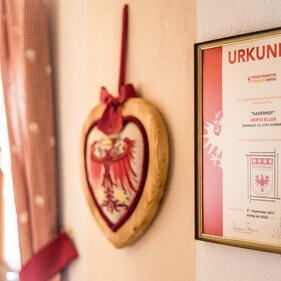 Urkunde der Prädikatisierung mit 4 Edelweiß | © TVB Wipptal | Helena Beermeister